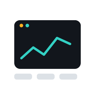 Analytics dashboard icon