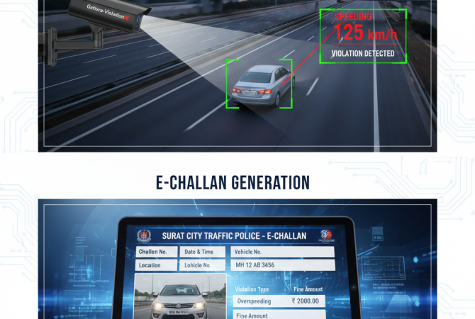 Violation Surveillance & E-Challan System